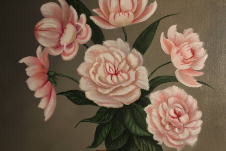 Original Floral Painting by olga formisano