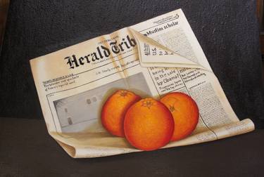 Giornale con arance thumb