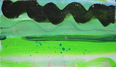 Original Abstract Expressionism Landscape Paintings by Sasha Barnes