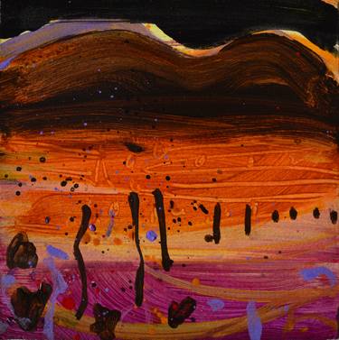 Original Abstract Expressionism Landscape Paintings by Sasha Barnes