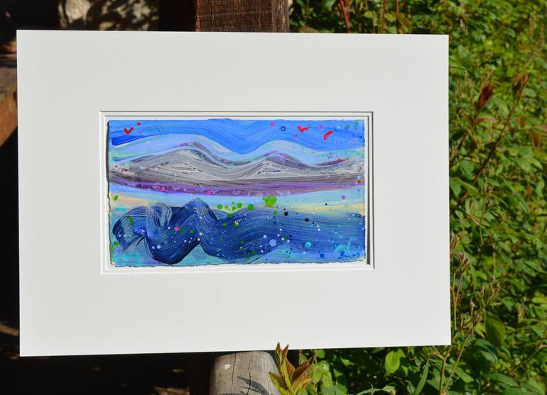 Original Abstract Seascape Painting by Sasha Barnes