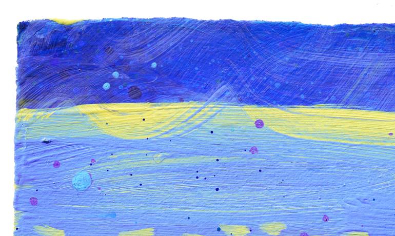 Original Abstract Seascape Painting by Sasha Barnes
