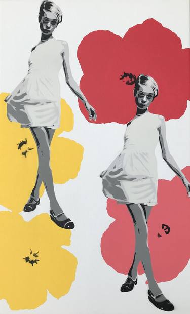 Original Pop Art Fashion Paintings by Nick Watson