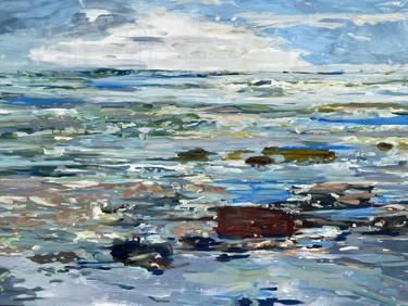 Original Abstract Expressionism Seascape Paintings by Angelika Toth