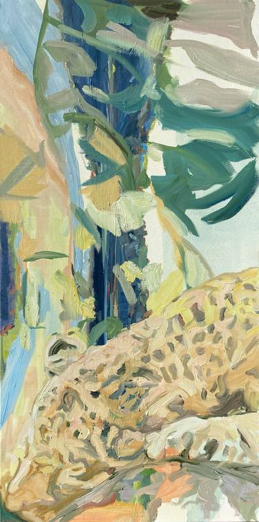 Original Abstract Animal Painting by Angelika Toth