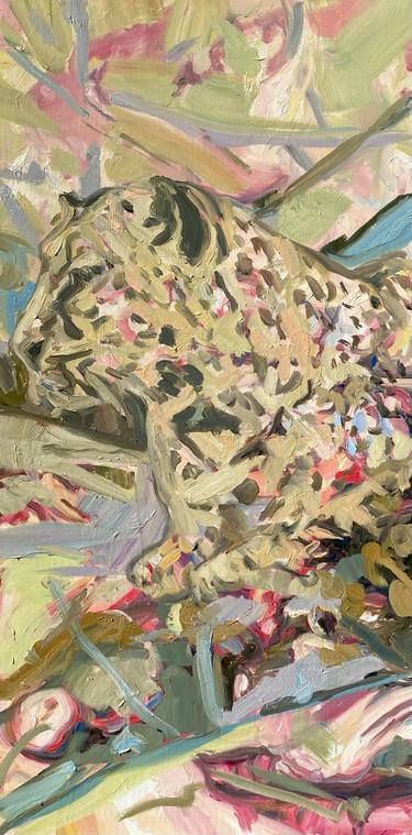 Original Abstract Animal Painting by Angelika Toth