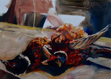 Original Expressionism Still Life Paintings by Angelika Toth