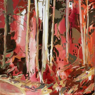 Original Abstract Expressionism Nature Paintings by Angelika Toth