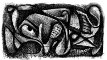 Original Abstract Drawings by Omar Sangiovanni