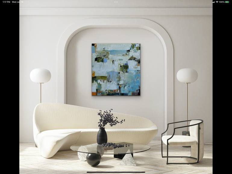 Original Abstract Painting by Anne B Schwartz