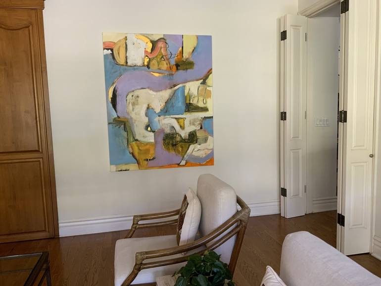Original Abstract Painting by Anne B Schwartz