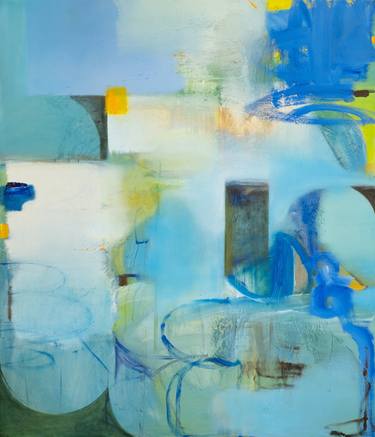 Original Abstract Expressionism Abstract Paintings by Anne B Schwartz