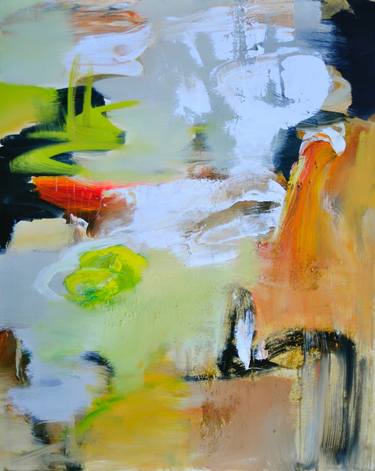 Original Abstract Expressionism Abstract Paintings by Anne B Schwartz