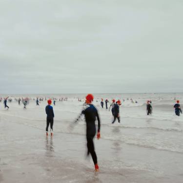 Saatchi Art Artist Felicia Simion; Photography, “Swimmers in cold waters - Limited Edition of 10” #art