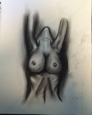 Print of Figurative Nude Drawings by N Onymous