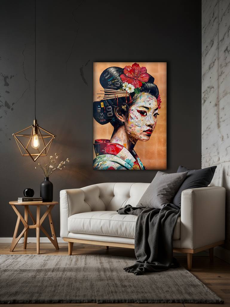 Original Contemporary People Collage by Gabor Horvath