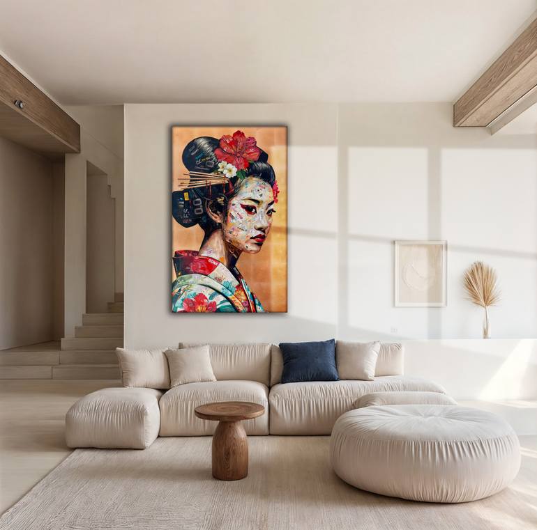 Original Contemporary People Collage by Gabor Horvath