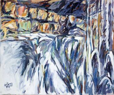 Ingleton Waterfall Yorkshire, England Giclee Print Limited Edition of 95 thumb