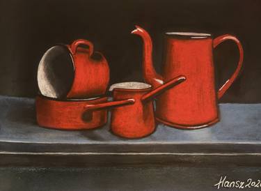 Original Still Life Drawings by Marta H