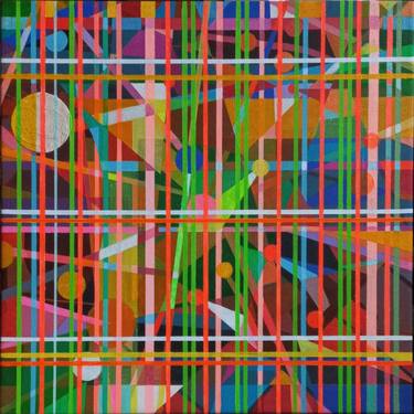Original Cubism Abstract Painting by Zulkarnaini Rustam