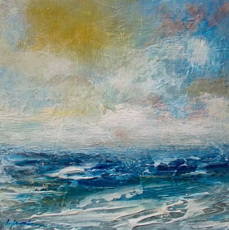 The waves Painting by Isabel Ferreira | Saatchi Art