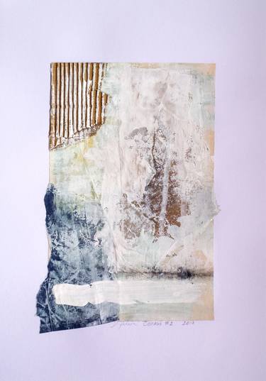 Original Abstract Collage by Isabel Ferreira