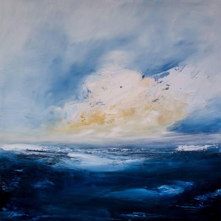 High tide Painting by Isabel Ferreira | Saatchi Art