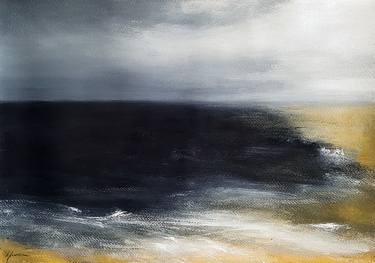 Original Abstract Seascape Paintings by Isabel Ferreira