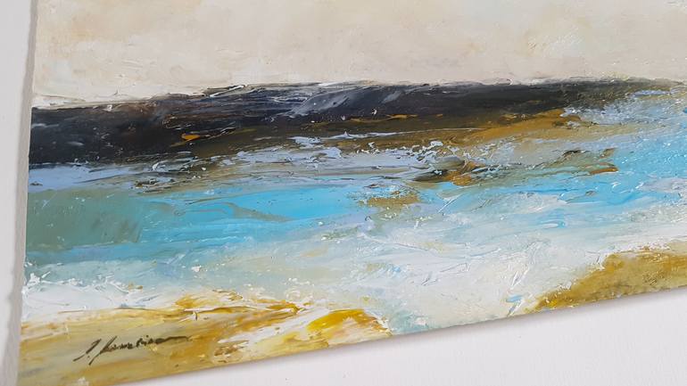 Original Abstract Seascape Painting by Isabel Ferreira