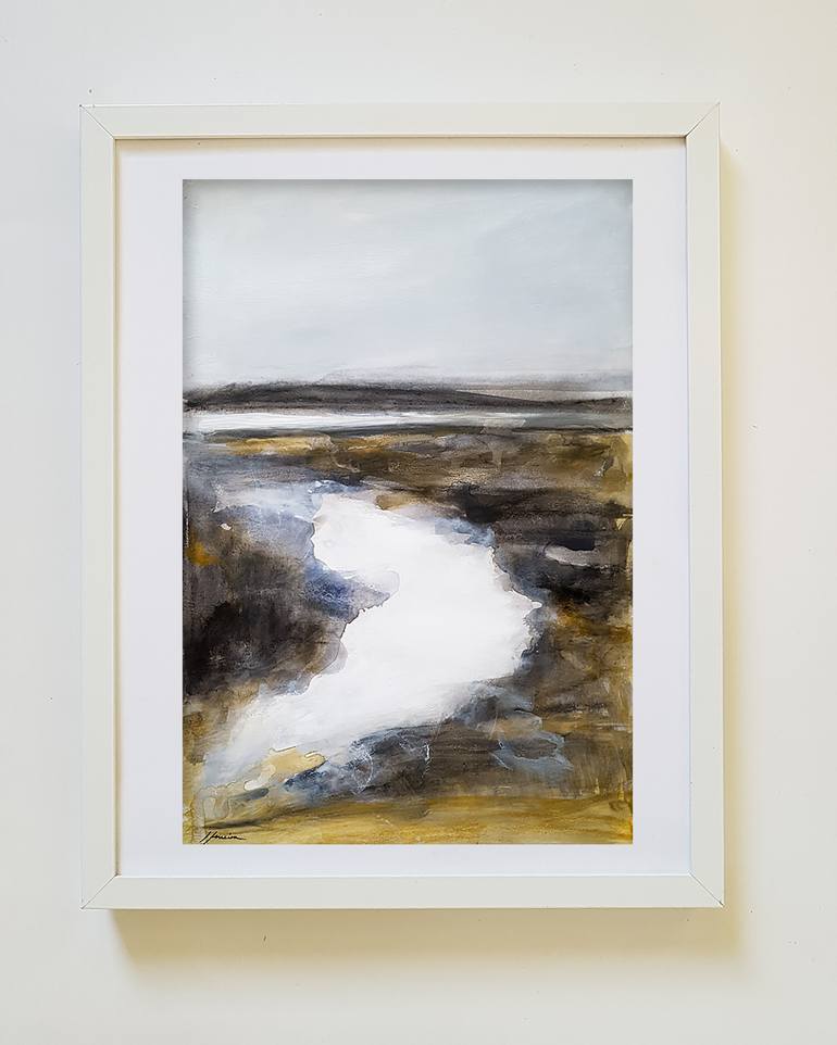 Original Abstract Landscape Painting by Isabel Ferreira