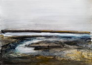 Original Abstract Landscape Paintings by Isabel Ferreira