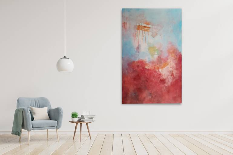 Original Abstract Expressionism Abstract Painting by Isabel Ferreira