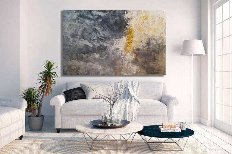 Original Abstract Expressionism Abstract Painting by Isabel Ferreira