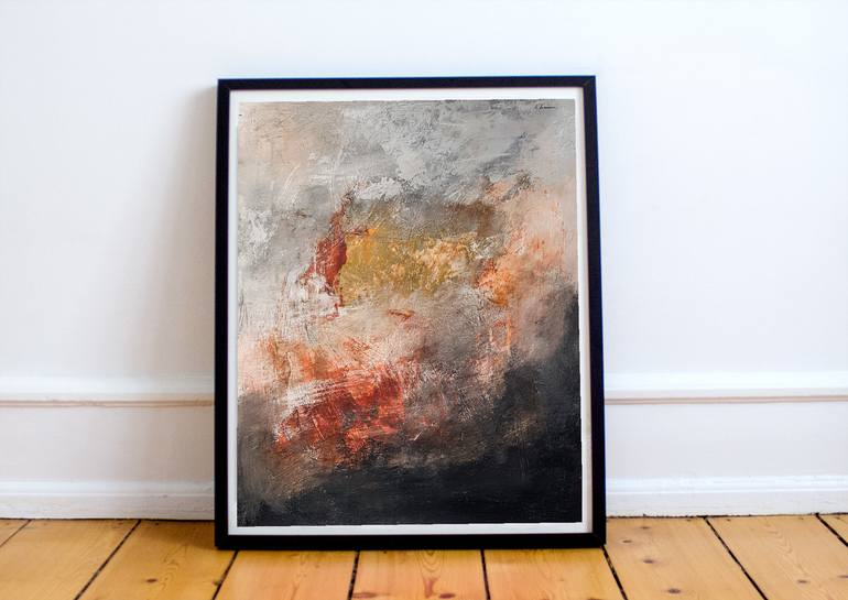 Original Abstract Expressionism Abstract Painting by Isabel Ferreira