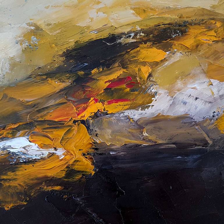 Original Abstract Landscape Painting by Isabel Ferreira