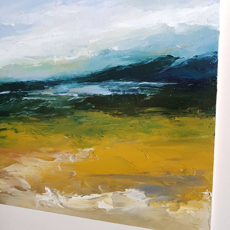 Original Abstract Landscape Painting by Isabel Ferreira