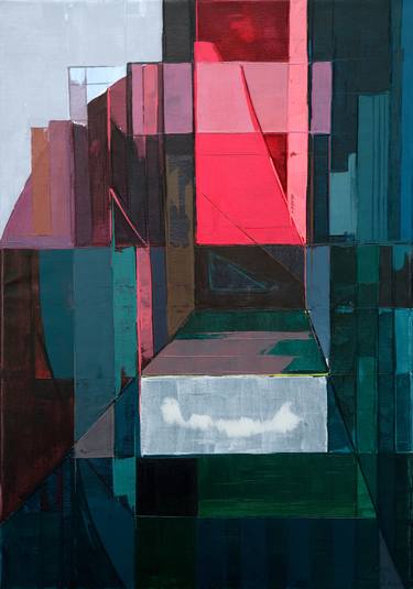 Print of Abstract Places Paintings by Hyunsoo Kim