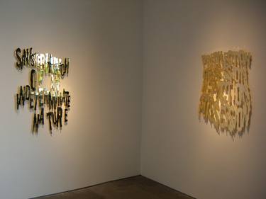 Installation view of"Good as Gold thumb