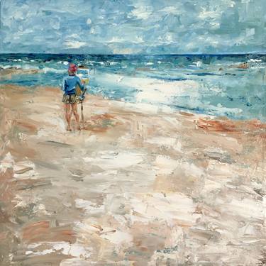 Original Impressionism Seascape Paintings by Lydia van der Meer
