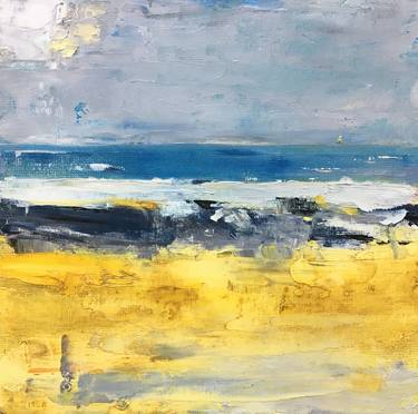 Original Abstract Beach Paintings by Lydia van der Meer