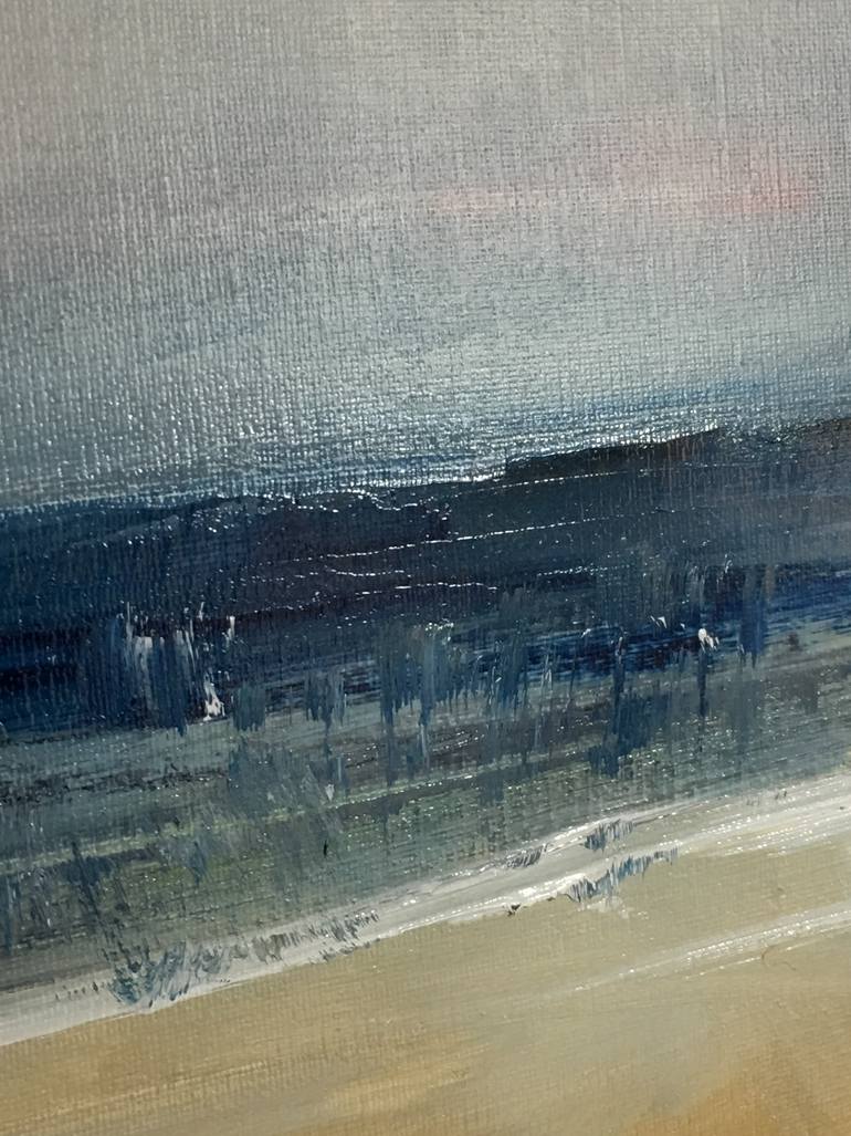 Original Abstract Expressionism Seascape Painting by Lydia Van Der Meer