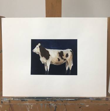 Original Documentary Cows Paintings by Lydia van der Meer