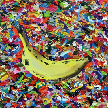 Original Abstract Food Painting by Eric Carrazedo