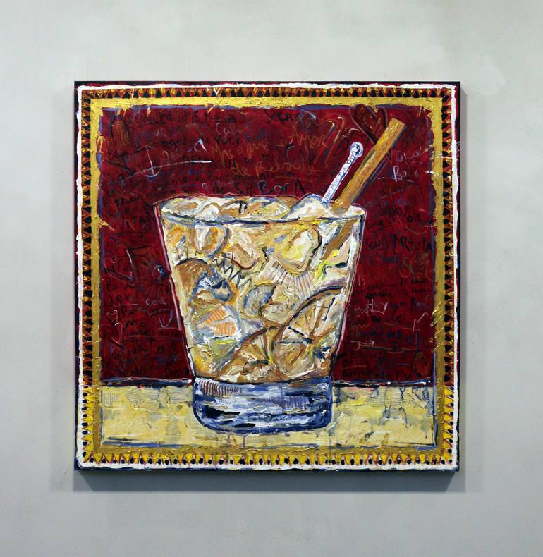 Original Expressionism Food & Drink Painting by Eric Carrazedo