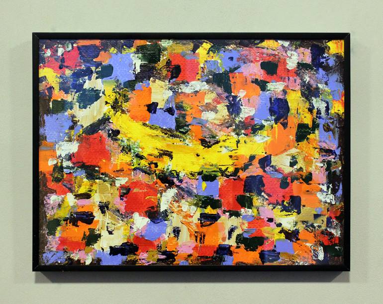 Original Abstract Painting by Eric Carrazedo