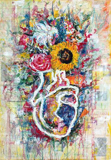 Print of Expressionism Love Paintings by Eric Carrazedo