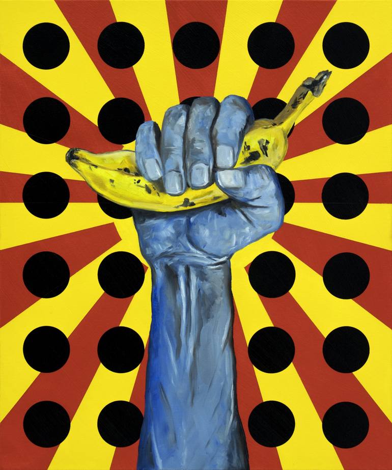 BANANAS ANTI BANANAS Painting by Eric Carrazedo