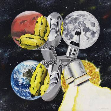 Print of Pop Art Outer Space Paintings by Eric Carrazedo