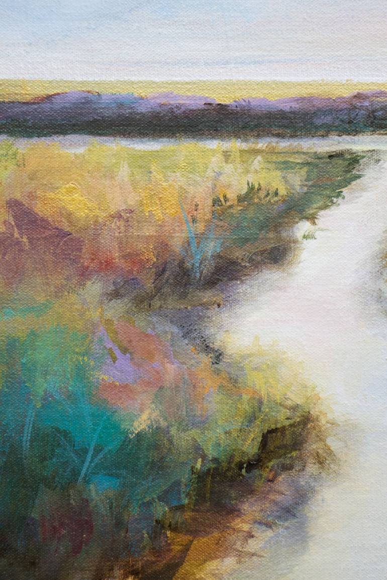 Original Impressionism Landscape Painting by Karen Hale