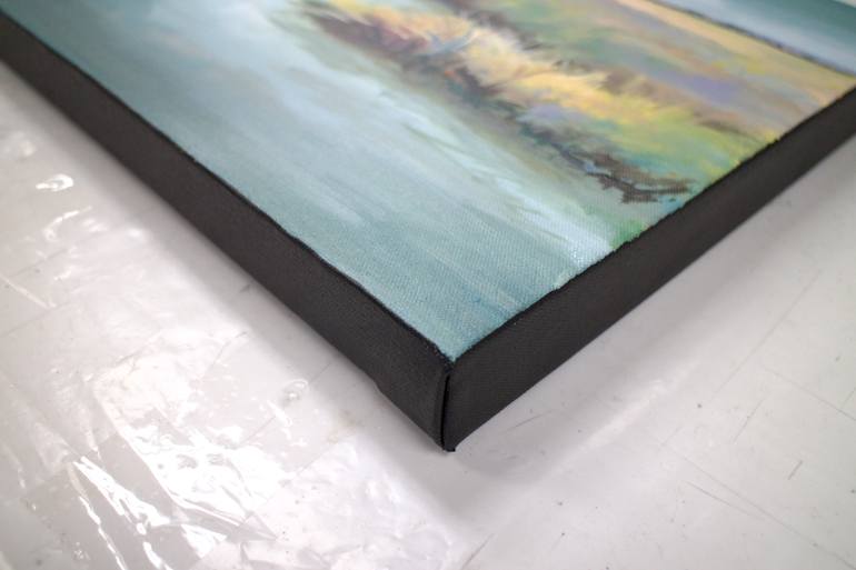 Original Impressionism Landscape Painting by Karen Hale